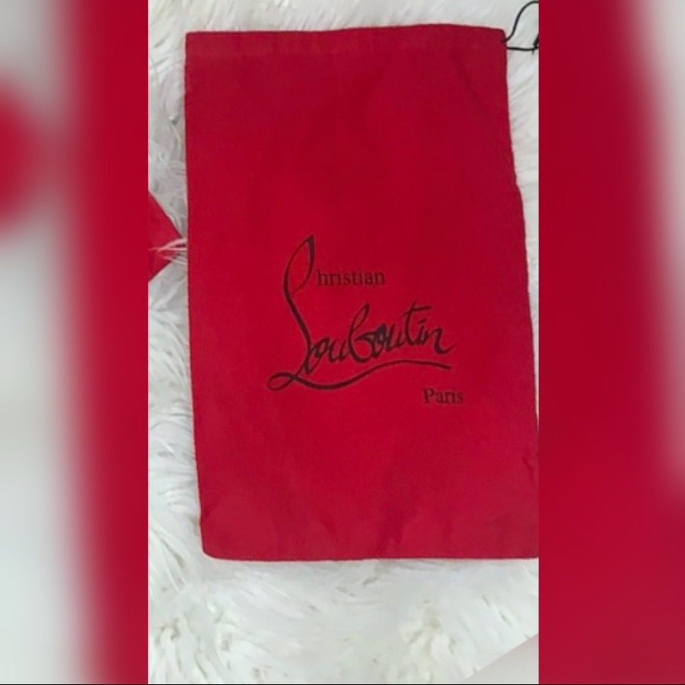 Authentic. Small Christian Louboutin dust bag